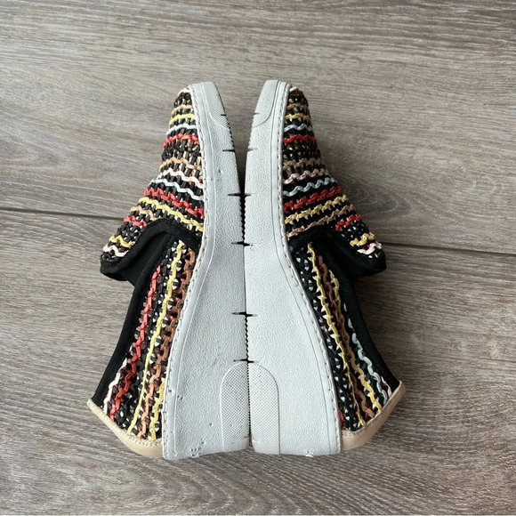 Hispanitas Woven Leatherette Wedge Loafer Made in Spain - Picture 9 of 15